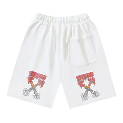 Letter Pattern Shorts