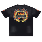 Flame Letter T-shirt