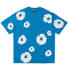 Men's Black T-shirt Blue