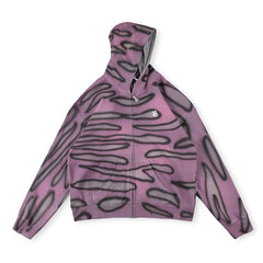 Path To Paradise Airbrush Zip-Up Hoodie