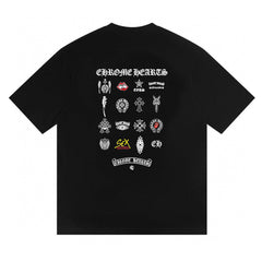 CH Patterned Cotton T-shirt