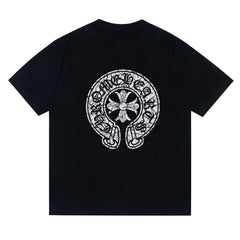 CH Patterned Cotton T-shirt
