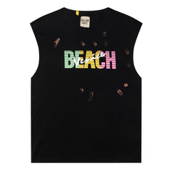 Letter Logo Printed Vest