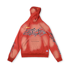Studios Red Washed Hoodie