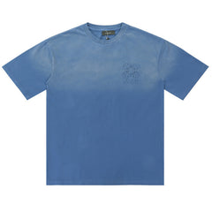 Letter Washed Distressed T-shirt