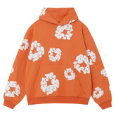 The Cotton Wreath Hoodie Orange
