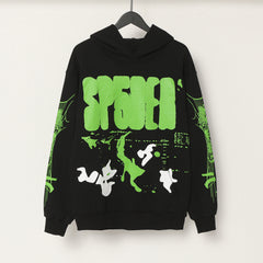 Letter Pattern Hoodie #S225