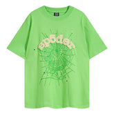 Green Foam Printing High Weight T-Shirt Green