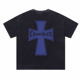 CH Patterned Washed Distressed T-shirt