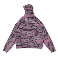 Path To Paradise Airbrush Zip-Up Hoodie