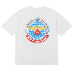Earth Wings Print T-Shirt