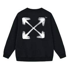 Off White Arrow Pattern Printed Sweatshirts
