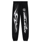 Fire Black Closed Elastic Bottom sweatpants