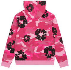 Cotton Wreath Camouflage Zipper Hoodie