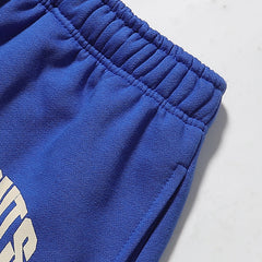 Logo Printed Short Blue