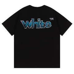 Logo Pattern Printed T-Shirt