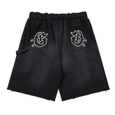 Embroidered Washed Short #G001