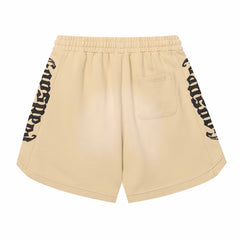 Embroidered Washed Distressed Short #G6689-5
