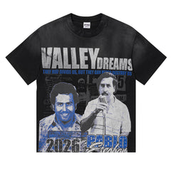 Speech Pattern Printed T-shirt #V1109
