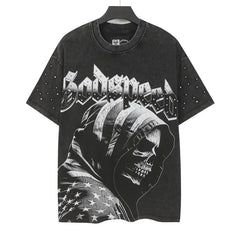 Skull Pattern T-shirt #G6501