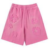 kapok Flower Pattern Printed Short