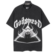 Pyramid Evil Eye Pattern T-shirt #G6180