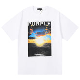 Sunrise At Sea Print T-Shirt