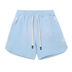 Embroidered Washed Distressed Short #G6689-2