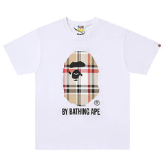 Plaid Head by Bathing Tee