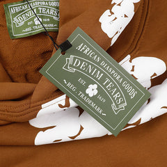The Cotton Wreath Hoodie Brown