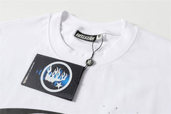 Classic Lettering Rhinestone T-Shirt