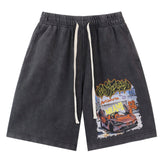 Sports Car Pattern Shorts #8780