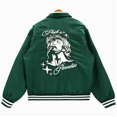 Embroidery Cotton Baseball Jacket