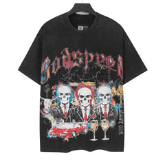 Skull Print T-shirt #G6167