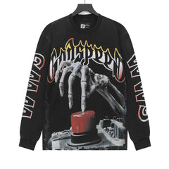 Skeleton Hand Long Sleeve T-Shirt