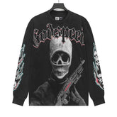 Skeleton Gunner Long Sleeve T-Shirt