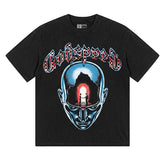 Broken Skull Pattern T-shirt #G1191/G3191
