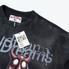 Devil Pattern T-shirt #V2919
