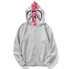 Shark Zipper Double Hoodie