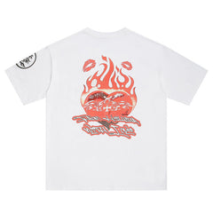 Studios Portrait Flame Love Print T-Shirt