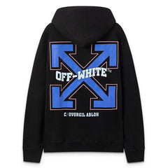 Logo Arrow Printed Hoodie