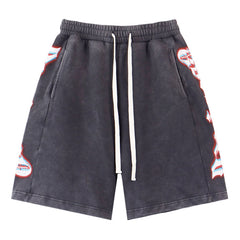 Lettering Pattern Shorts #8770