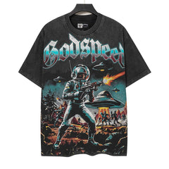 Space War Pattern T-shirt #G5362/G6362