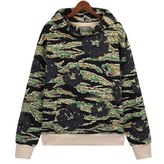 Cotton Wreath Camouflage Hoodie