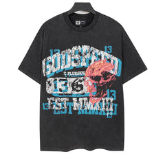 Skull Letter T-shirt #G5177/G6177