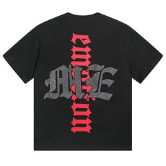 “Octopus” Rhinestone Tee