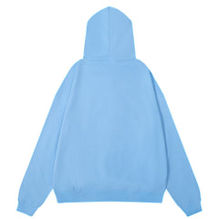 Spider Web Hoodie-Blue #8208