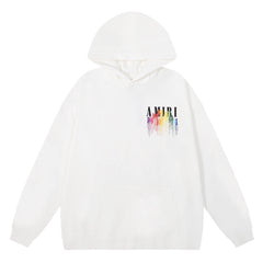 Rainbow Logo Print Hoodie