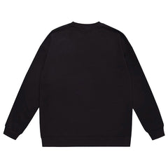 Head Cartoon Baby Milo Print Sweatshirt