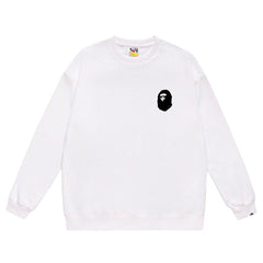 Head Pattern Print Sweatshirt